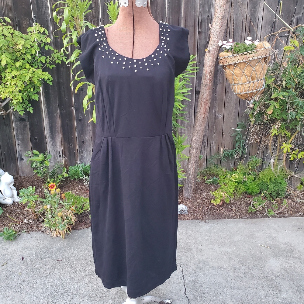 Trashy Diva Elegant Black Studded Dress